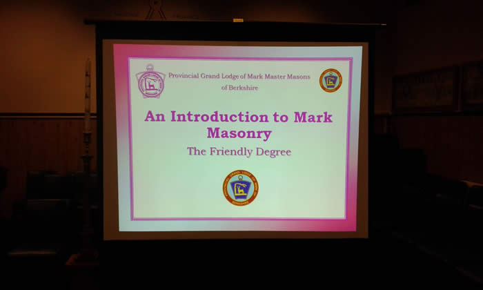 Mark Executive present “An Introduction to Mark Masonry” @ Wantage – Tuesday 22nd March 2016