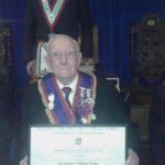 W Bro Roy Thomas celebrates 50 years as a Mark Master Mason – Thursday 14th April 2016