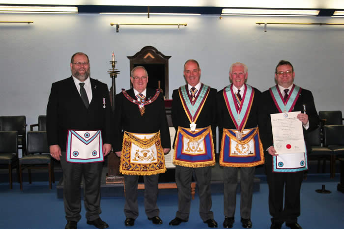 PGM visits Erlegh Lodge of MMM No. 1627 – Saturday 25th March 2017