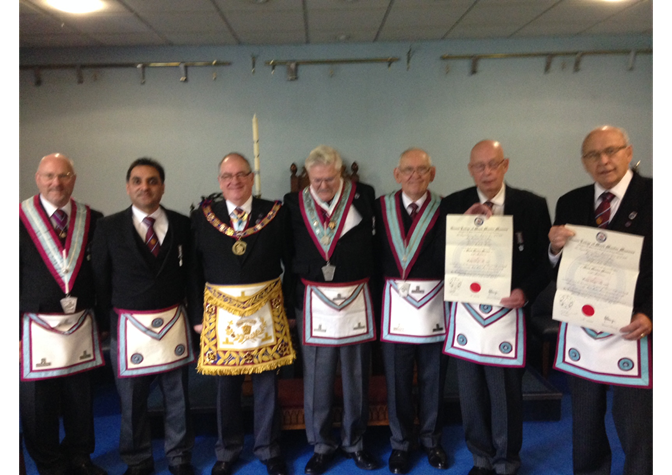 Wilder Lodge of MMM No. 1868 – Tuesday 24th October 2017