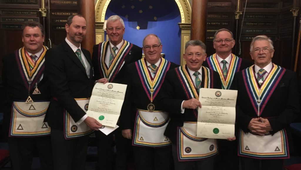 W Bro Jim Dance is proclaimed as Worshipful Commander at Windsor Castle Lodge of RAM No. 519 – Wednesday 18th October 2017