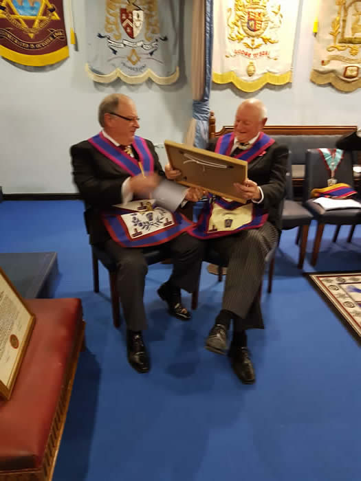 RW Bro Dr Ewan Stafford Page, PPGM hits 50 years as a Mark Master Mason – Tuesday 7th November 2017
