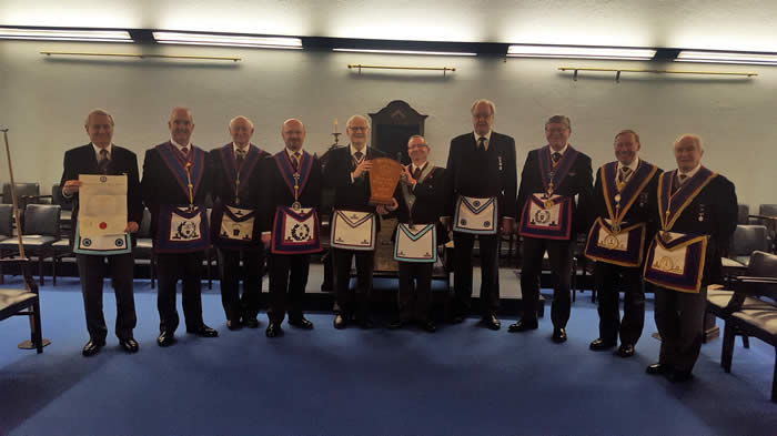 A very busy meeting @ Friendship & Care Lodge of MMM No. 1555 – Tuesday 20th March 2018
