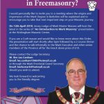 Jersey Lodge of MMM No. 257 host “An Introduction to Mark Masonry” – 12th April 2018