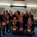 The Provincial Travelling Keystone arrives @ Erlegh Lodge of MMM No. 1627 – 19th May 2018
