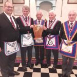 The Travelling Keystone reaches Hungerford Lodge of MMM No. 1342 – Tuesday 10th July 2018