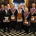 The Provincial Travelling Keystone arrives at Windsor Castle Lodge of MMM No. 519 – Wednesday 16th January 2019