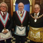 Bro. David Grey takes the chair @ Cranley Lodge of MMM No. 1616 – Monday 8th April 2019