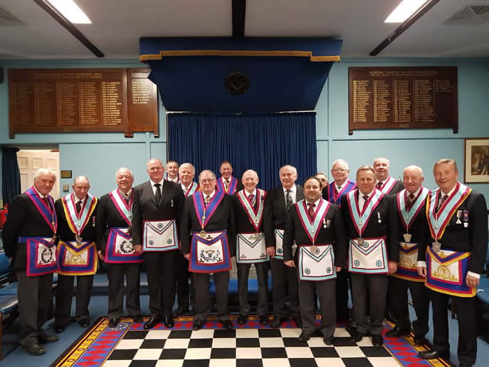 A busy night @ Jersey Lodge of MMM No. 257 – Thursday 11th April 2019