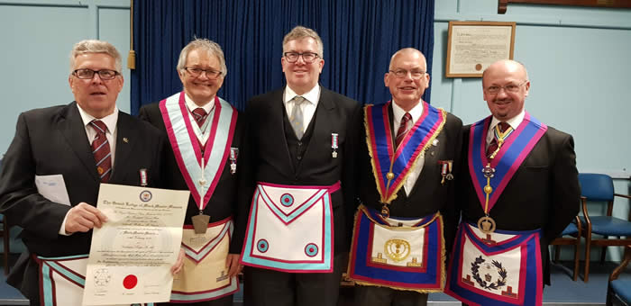 Valentia Lodge of MMM No. 623 – Wednesday 24th April 2019