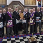 The Travelling Keystone arrives at Caduceus Lodge of MMM No. 1631 – Monday 1st July 2019