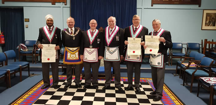 Linden Acre Lodge of MMM No. 1568 – Tuesday 8th October 2019