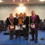 Travelling Keystone arrives @ Charles Wilkinson Lodge of MMM No. 1657 – 26th April 2018