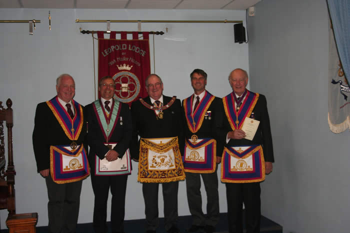 PGM visits Leopold Lodge of Mark Masters No. 235 – Monday 26th September 2016