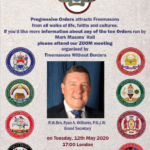 Progressive Masonry – Tuesday 12th May 2020