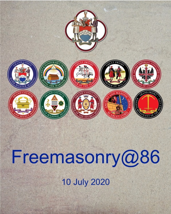 Freemasonry@86 – Friday 17th July 2020