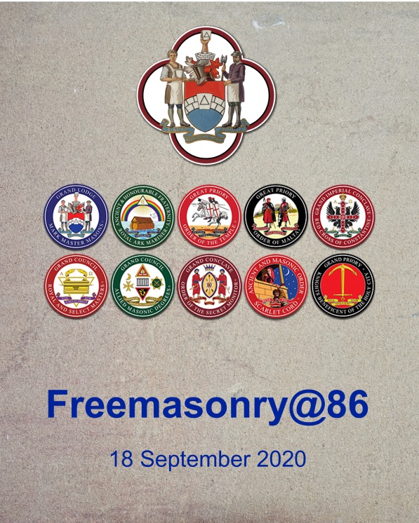 Freemasonry@86 – Friday 18th September 2020