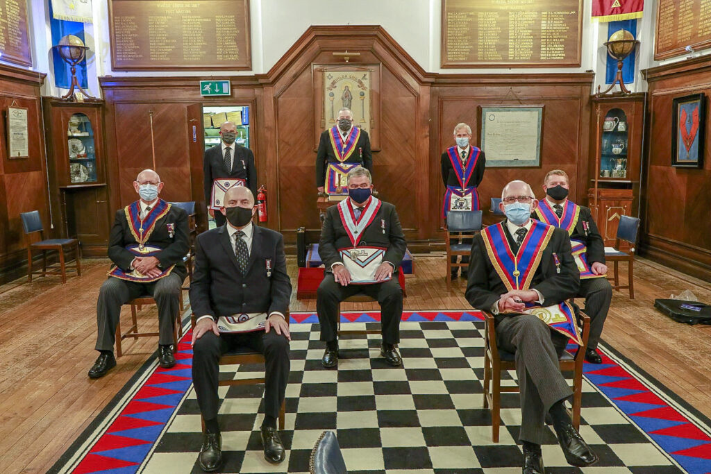Caduceus Lodge of MMM No. 1631 hold the first Covid-19 compliant meeting – Monday 7th September 2020