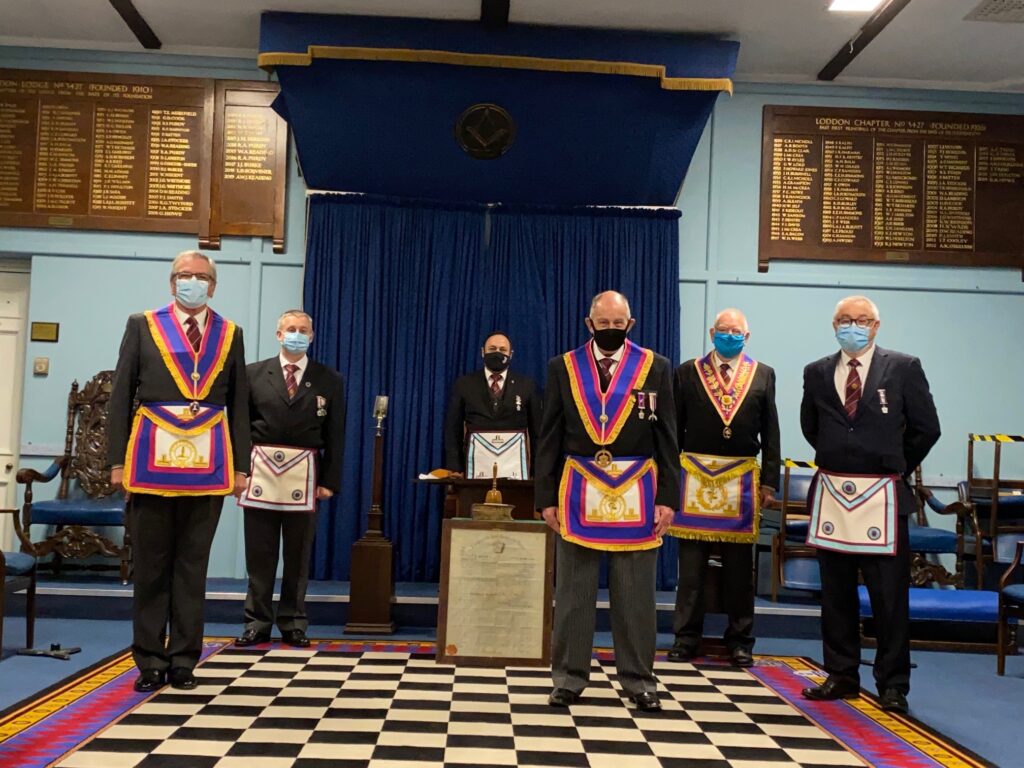 Jersey Lodge of MMM No. 257 hold a meeting of six – Friday 2nd October 2020