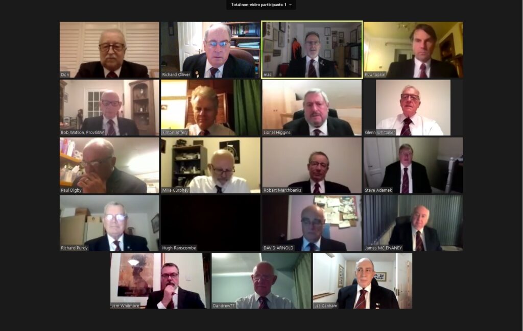 Friendship & Care Lodge of MMM No. 1555 – Tuesday 17th November 2020