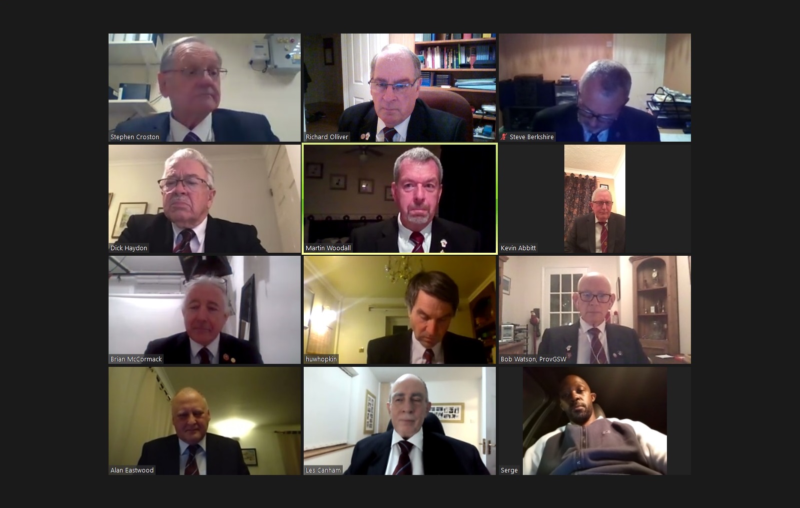 Windsor Castle Lodge of MMM No 519 – Wednesday 25th November 2020