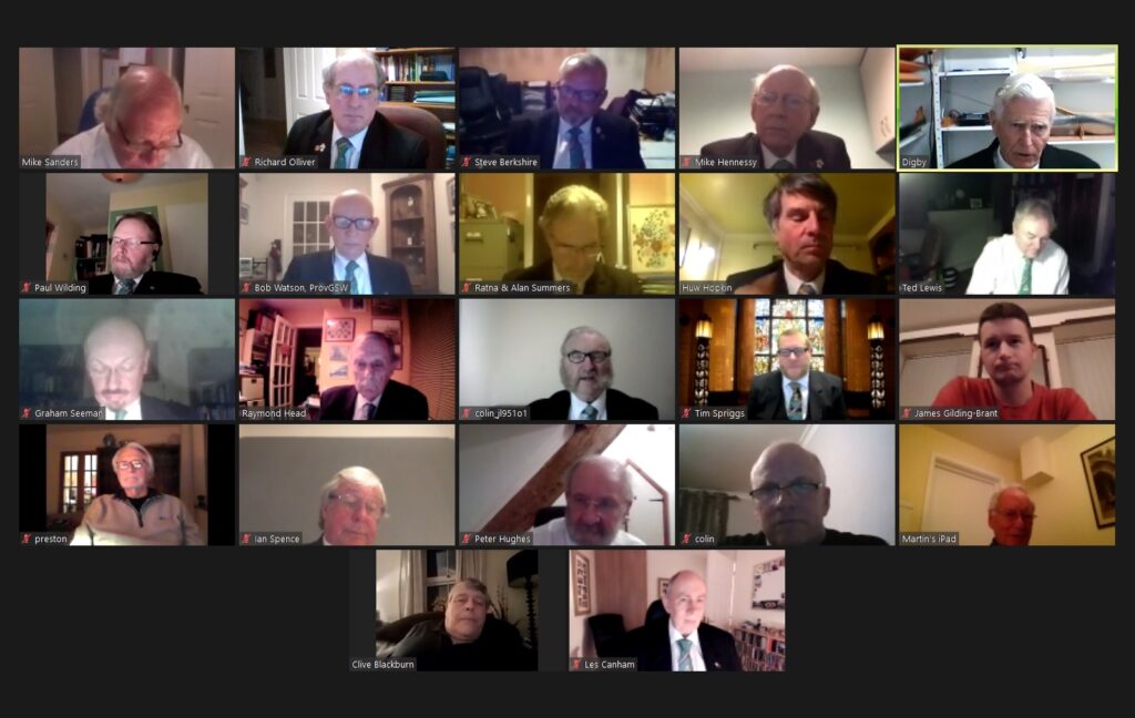 Wallingford Lodge of Royal Ark Mariners No 1162 Virtual Business Meeting – Friday 26th March 2021