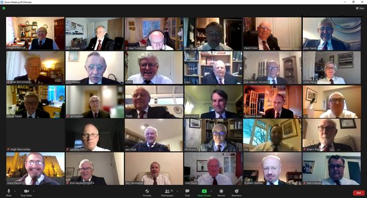 Jersey Lodge of MMM No. 257 Virtual Business Meeting – Thursday 8th April 2021