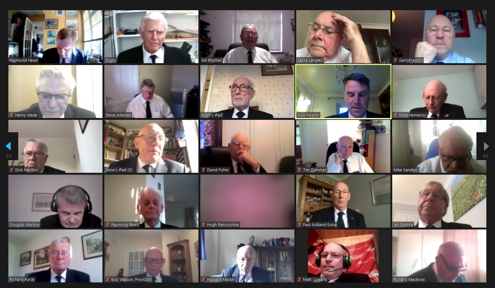 Berkshire & Oxfordshire Lodge of Installed Mark Masters No.1330 Virtual Business Meeting – Friday 7th May 2021
