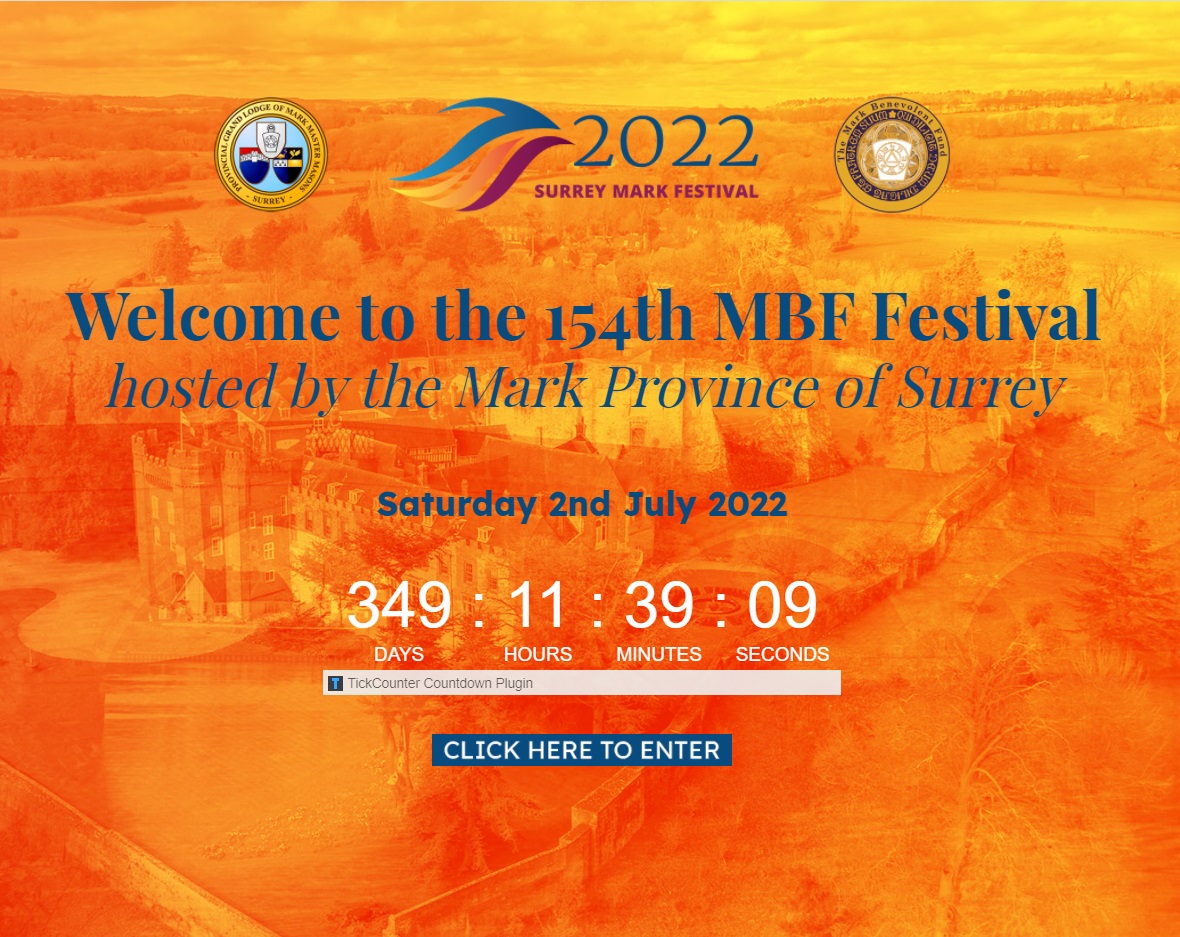 2022 Surrey Mark Festival – 154th Mark Benvolent Fund Festival