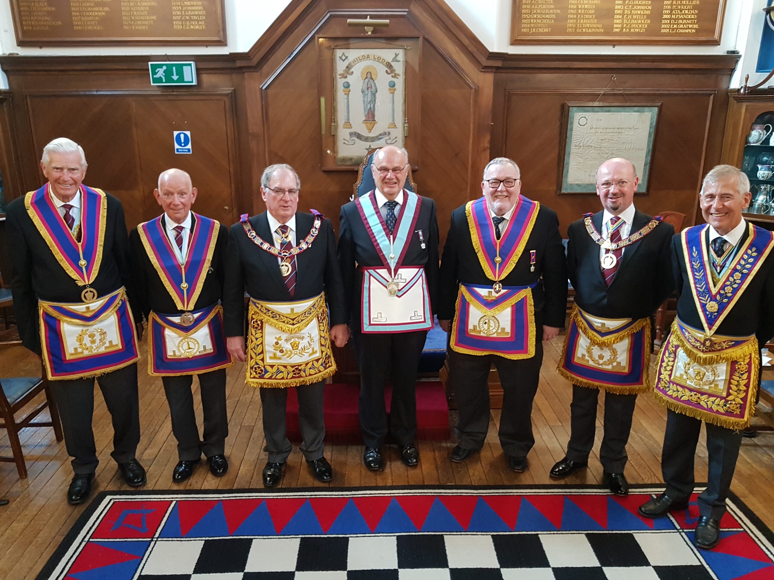 AHB takes the chair @ Caduceus Lodge of MMM No. 1631 – Thursday 22nd July 2021