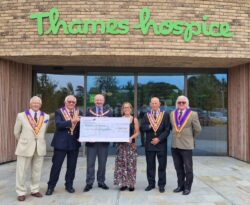 Our donation to Thames Hospice